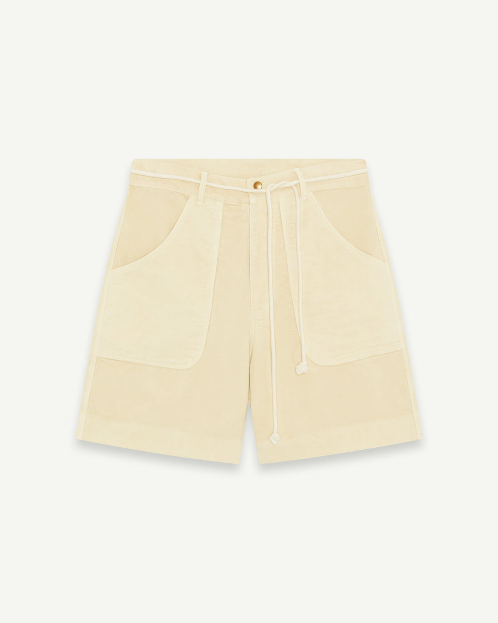 MOLESKIN FATIGUE SHORTS - BUTTERCREAM