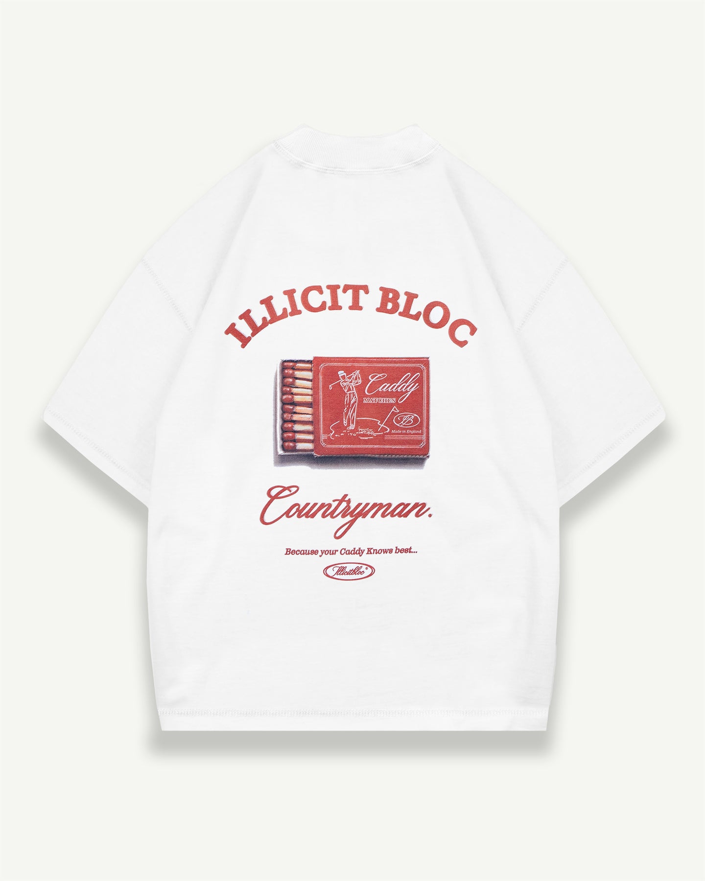 CADDY MATCHES T-SHIRT - WHITE