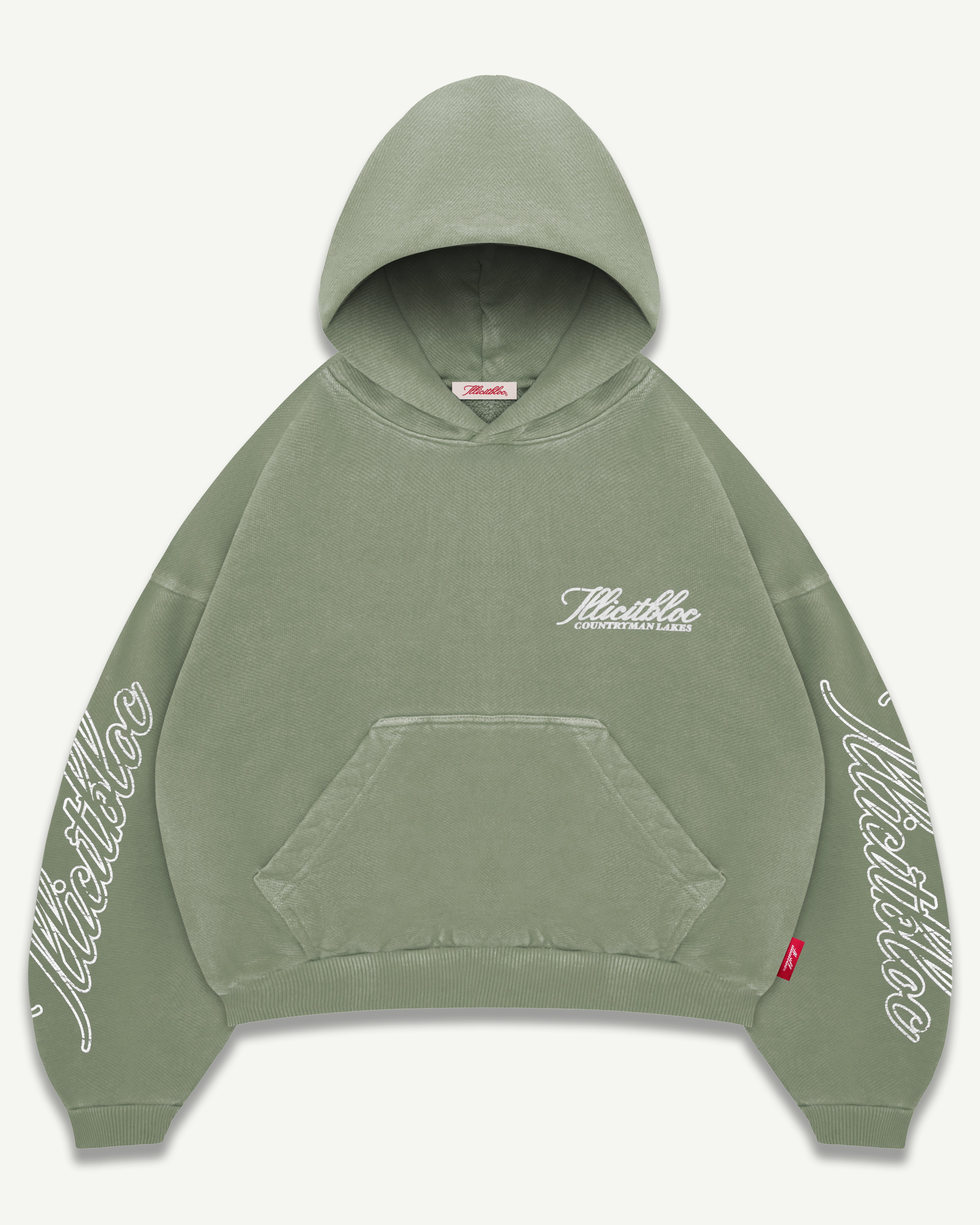 CATCH OF THE DAY IRONWEAVE™ HOODIE - MOSS GRAY – Illicitbloc