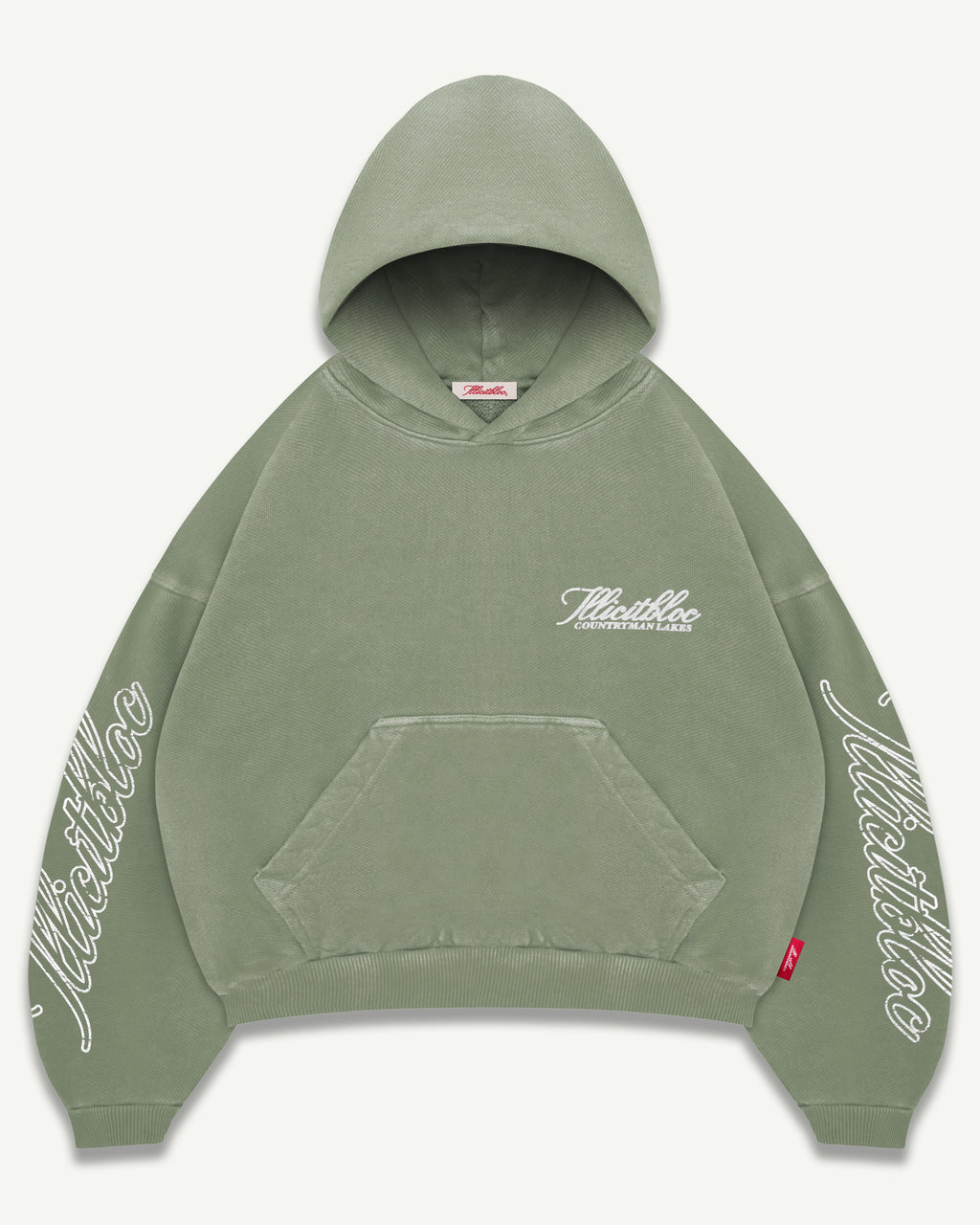 CATCH OF THE DAY HOODIE - MOSS GRAY