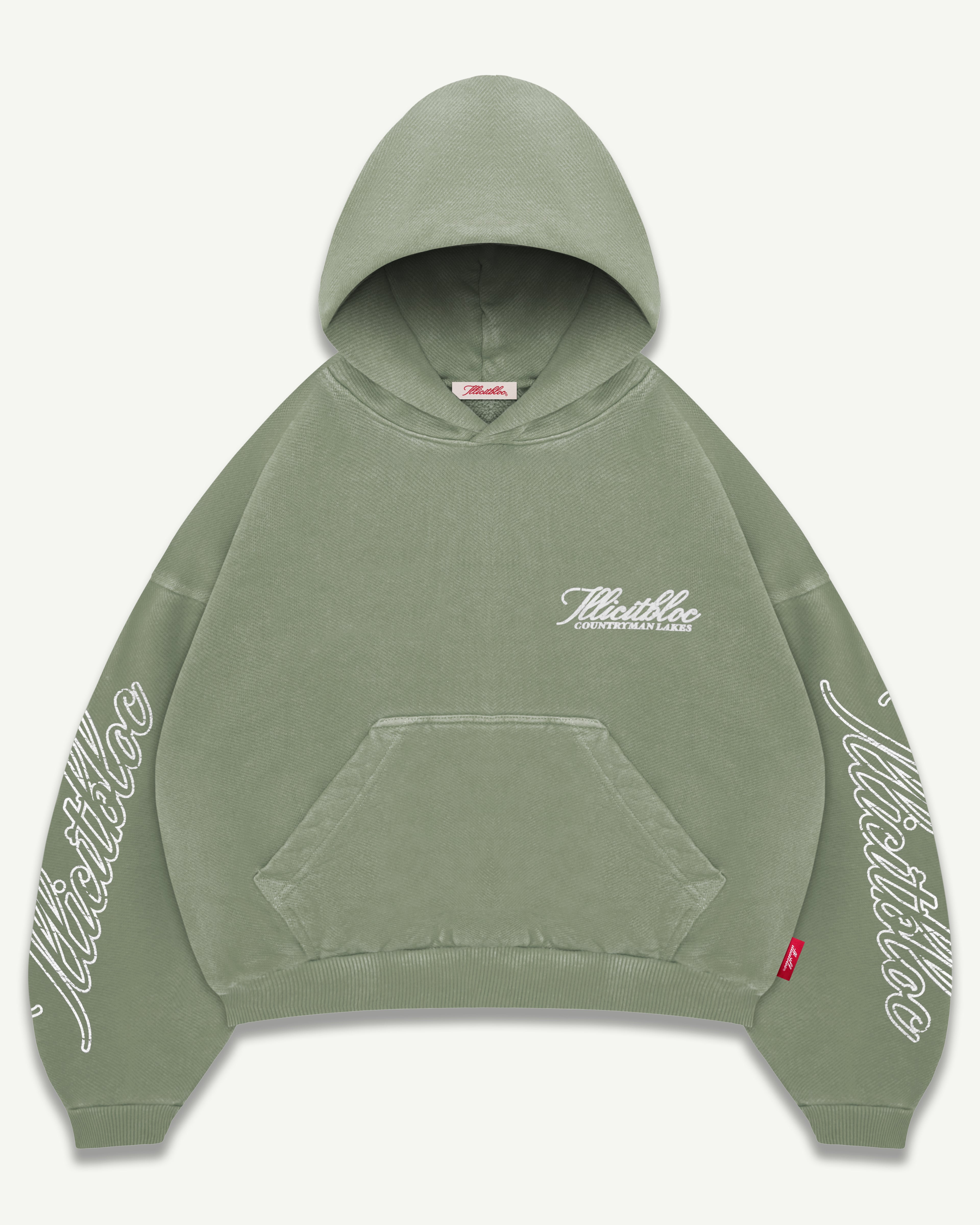 CATCH OF THE DAY HOODIE - MOSS GRAY