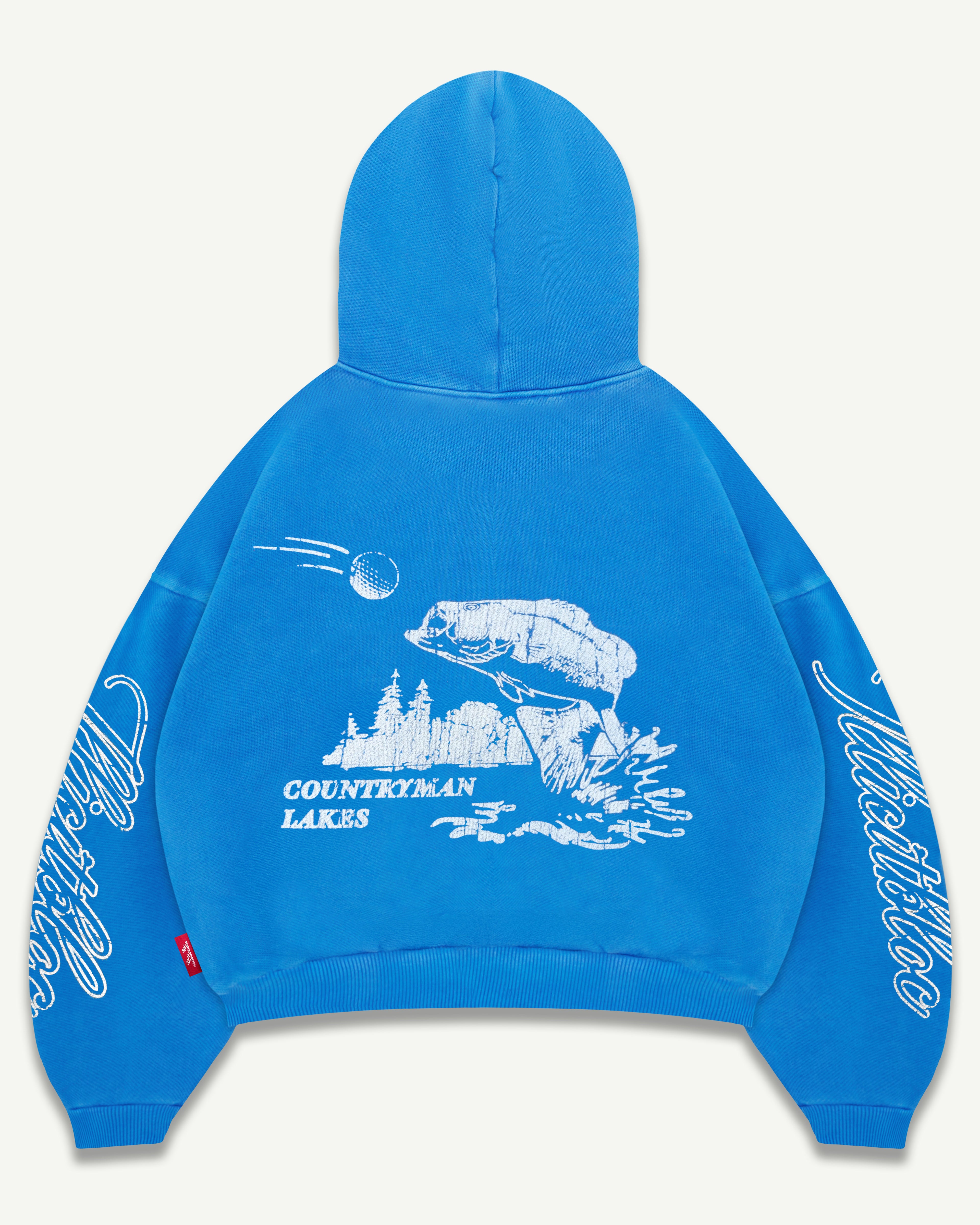 CATCH OF THE DAY HOODIE - COBALT BLUE