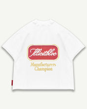 Load image into Gallery viewer, CHAMPION STAMP RAW HEM T-SHIRT - WHITE
