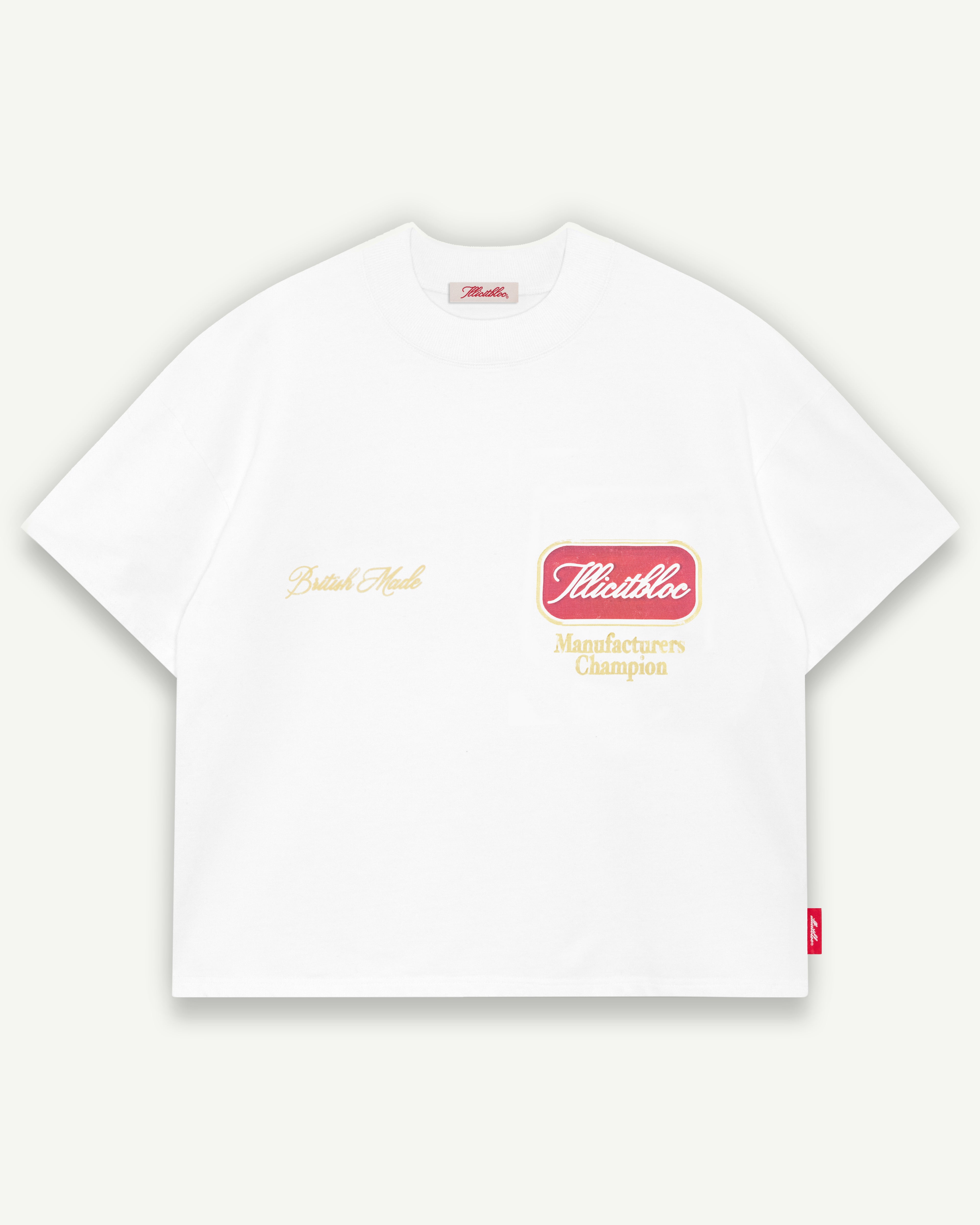 CHAMPION STAMP CLOUDWEAVE™ T-SHIRT - WHITE
