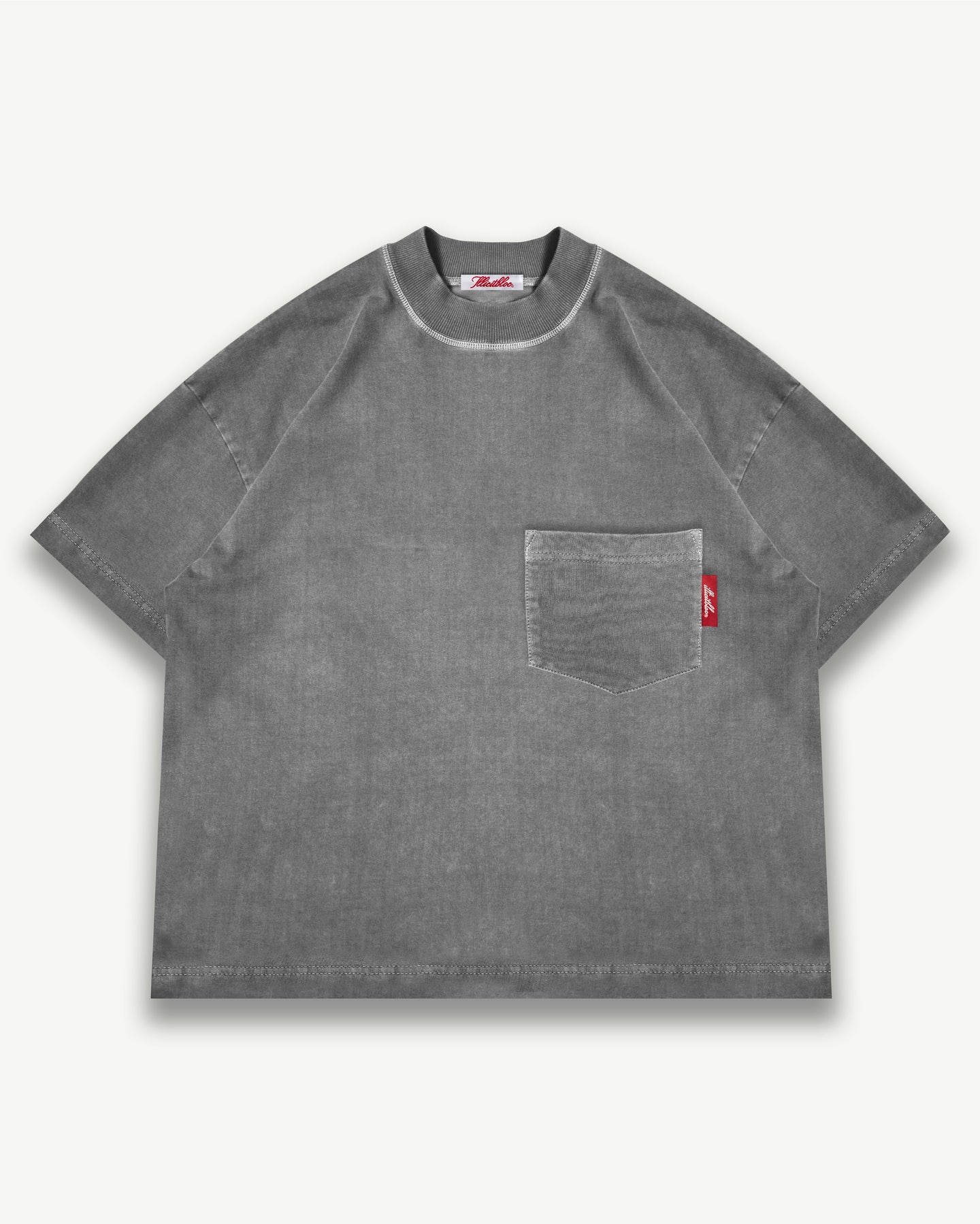 CLASSIC POCKET T-SHIRT - CHARCOAL