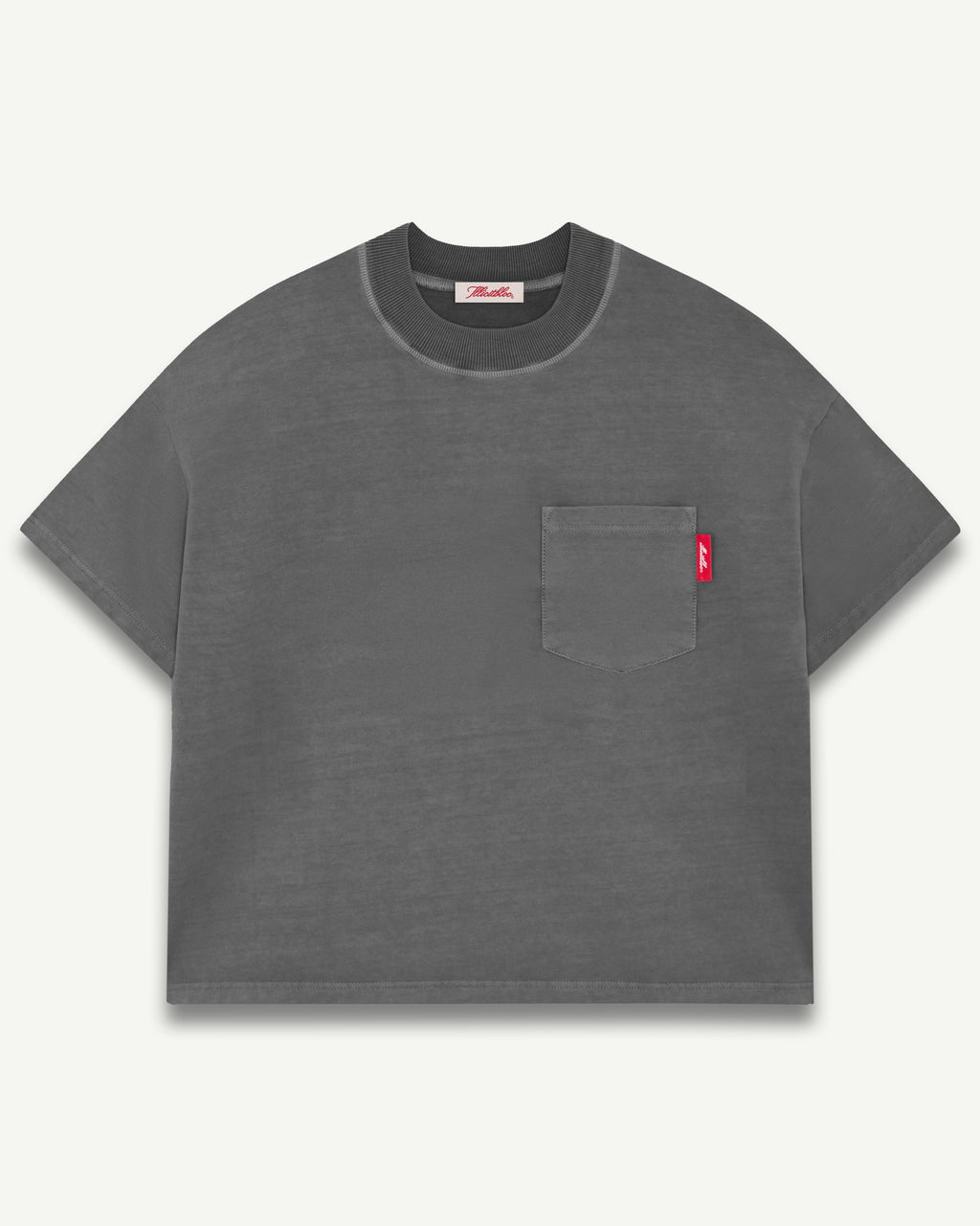 CLASSIC POCKET T-SHIRT - CHARCOAL