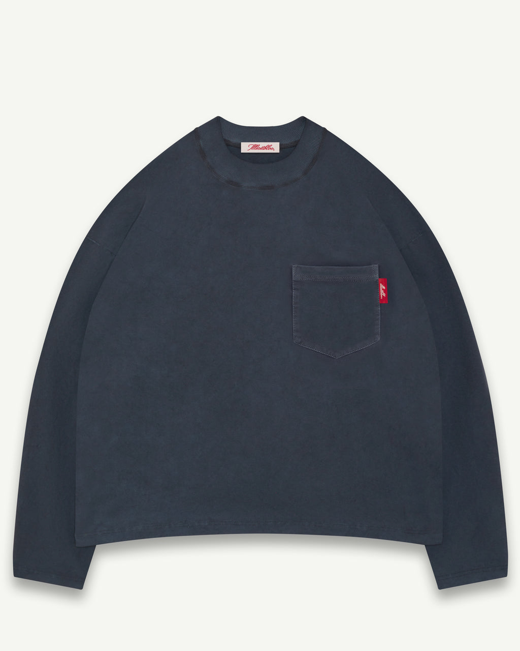 CLASSIC POCKET LONG SLEEVE T-SHIRT - VINTAGE BLACK