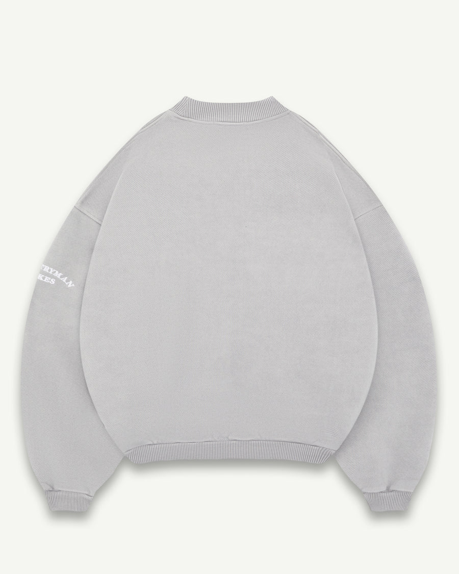 CLUBHOUSE POCKET SWEATSHIRT - POWDER GREY