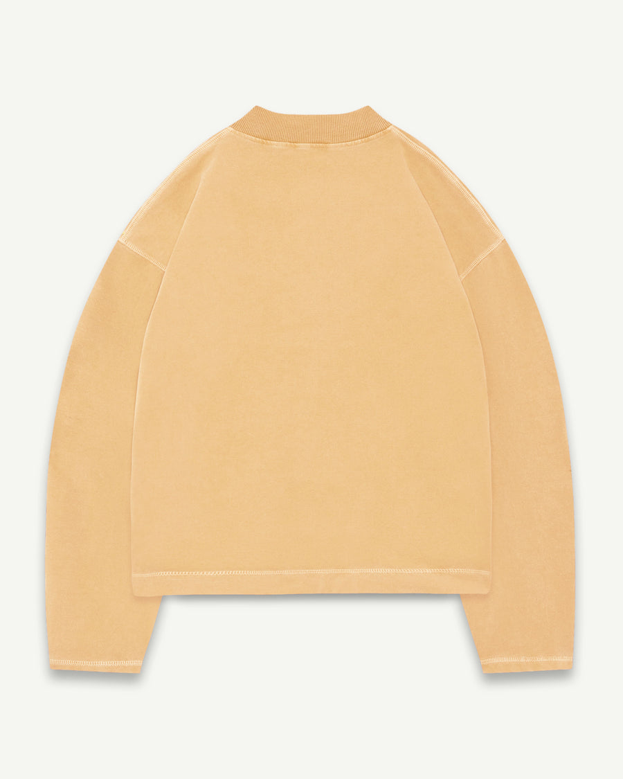 CONCHO CLOUDWEAVE™ HENLEY LONG SLEEVE - MIMOSA