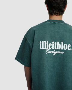 COUNTRYMAN T-SHIRT - WASHED GREEN