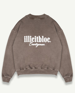 COUNTRYMAN SWEATSHIRT - WASHED BROWN