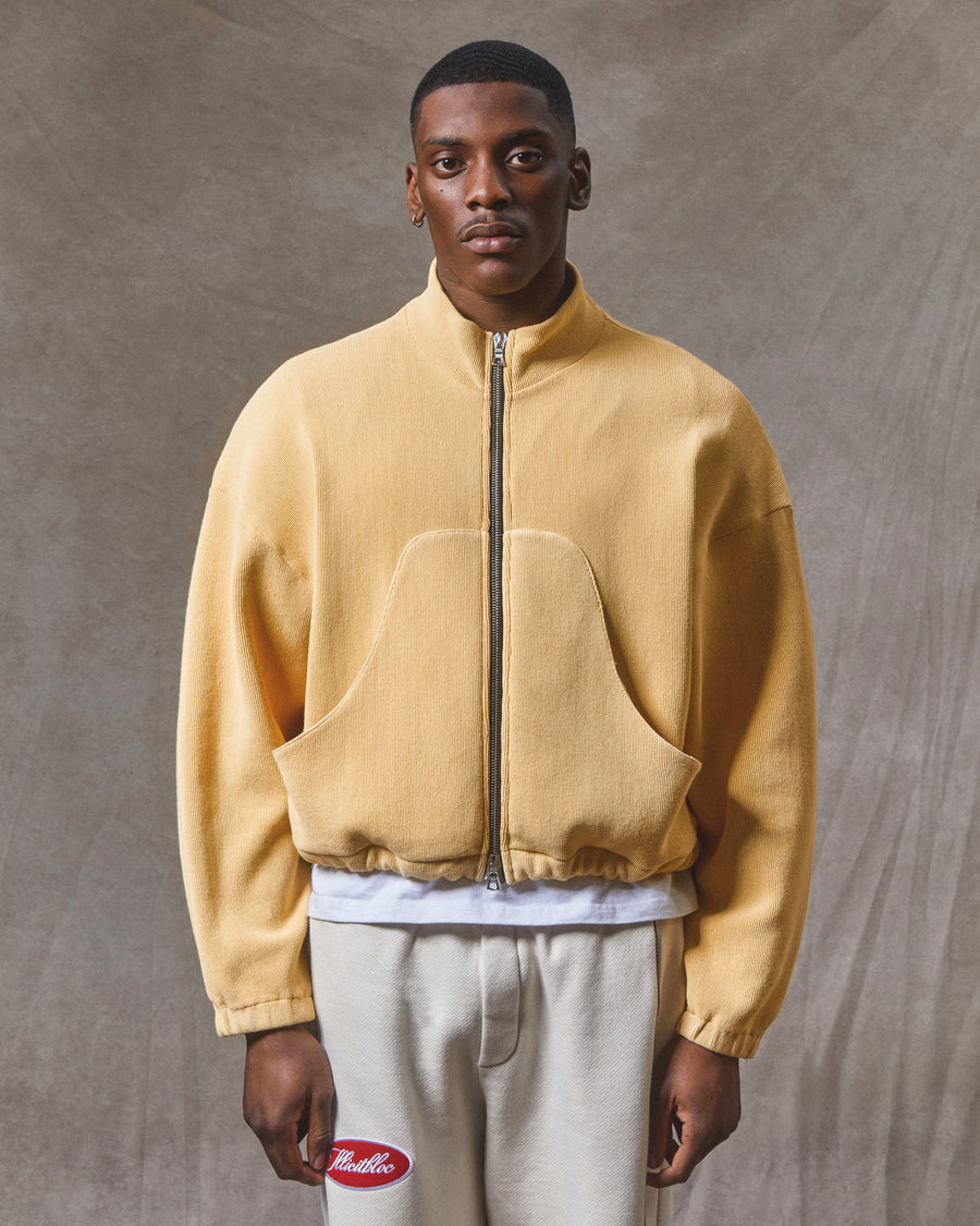 OTTOMAN TRACK JACKET - MIMOSA