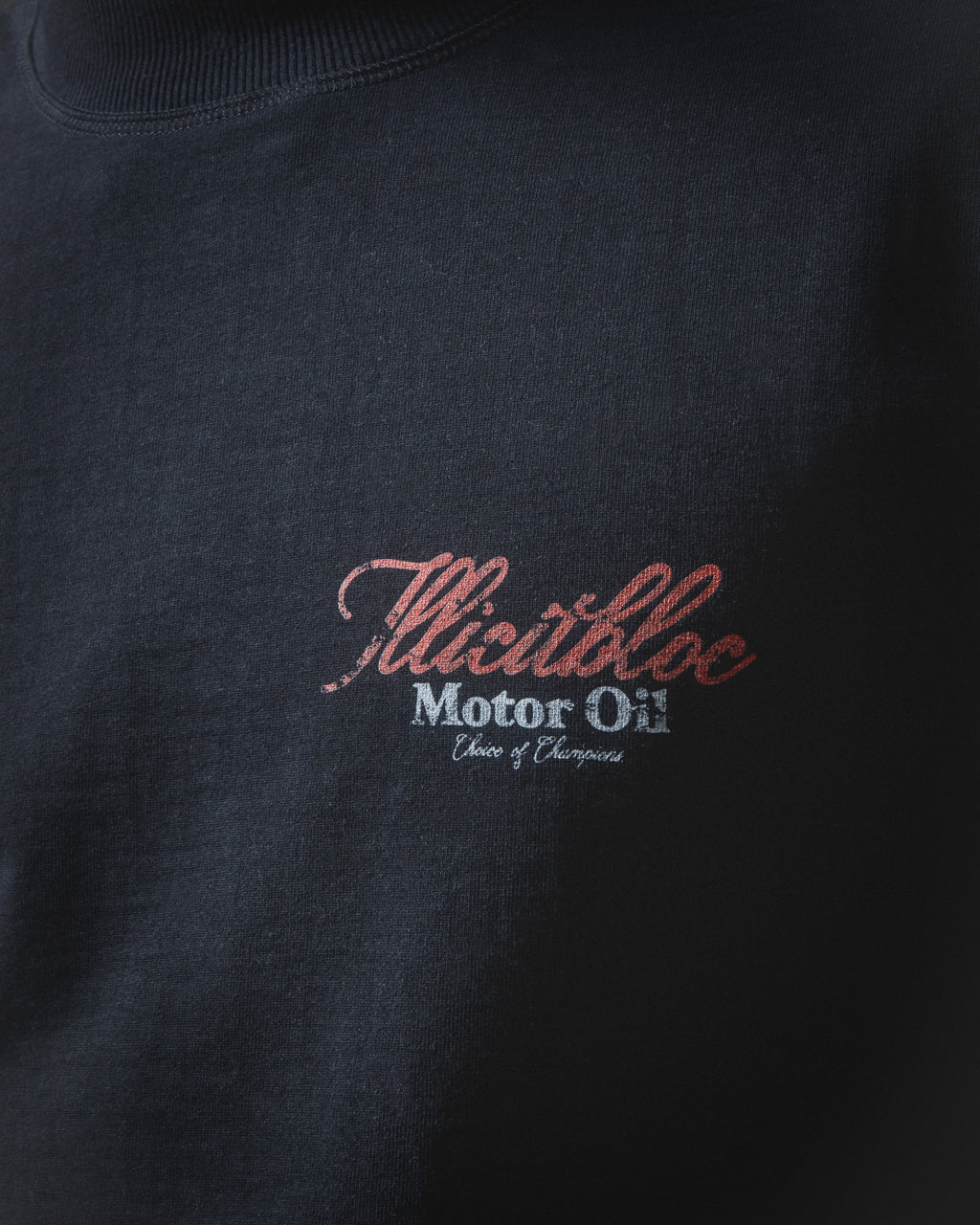 Bull Mascot Long Sleeve T-shirt - Vintage Black