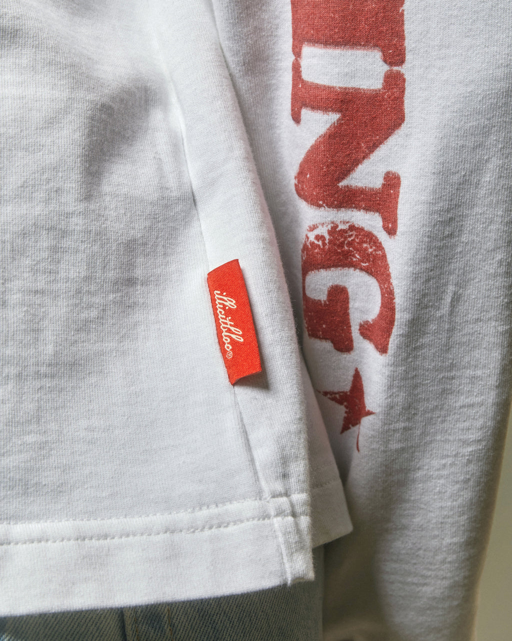 Motor Oil Long Sleeve T-shirt - White