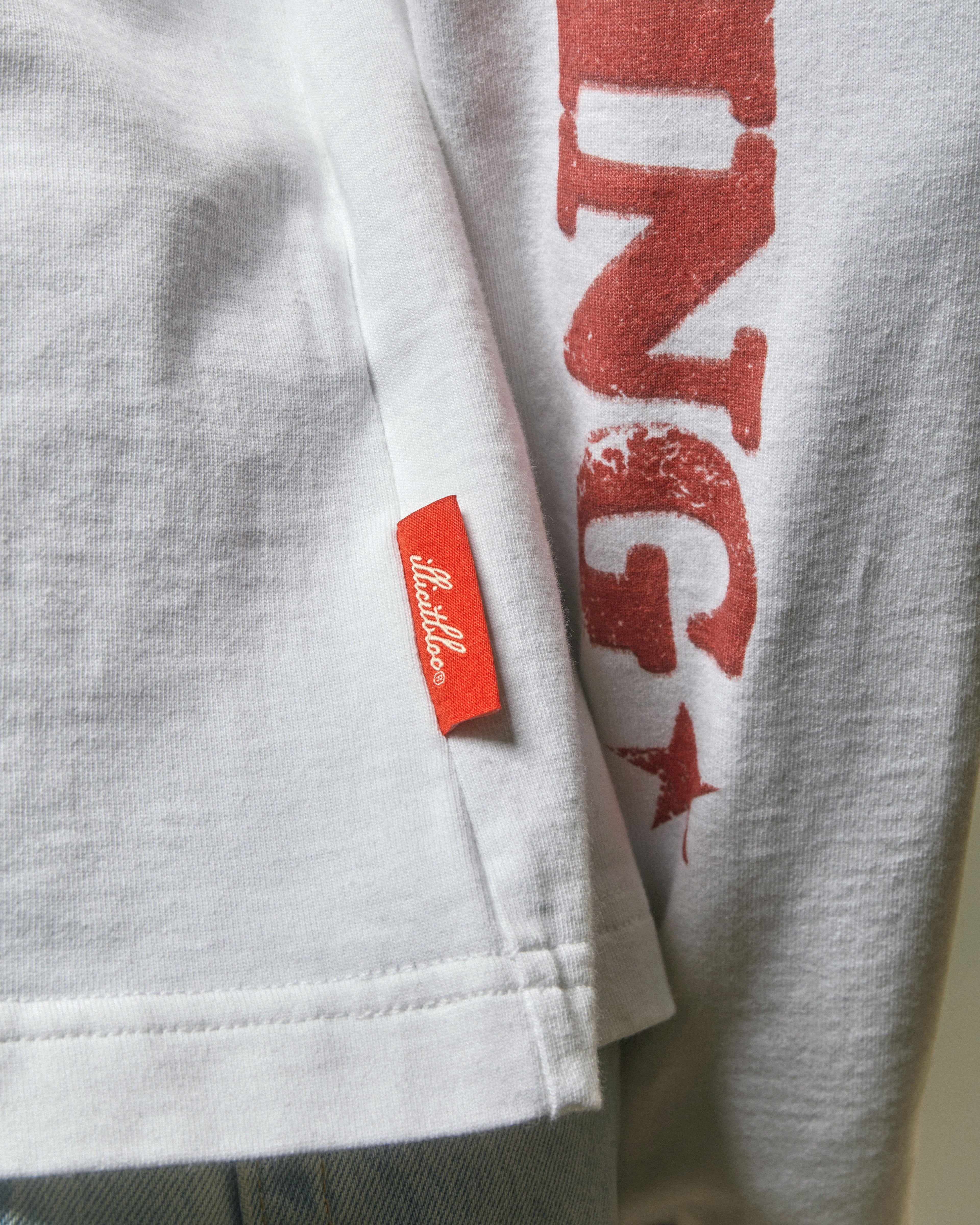 Motor Oil Long Sleeve T-shirt - White