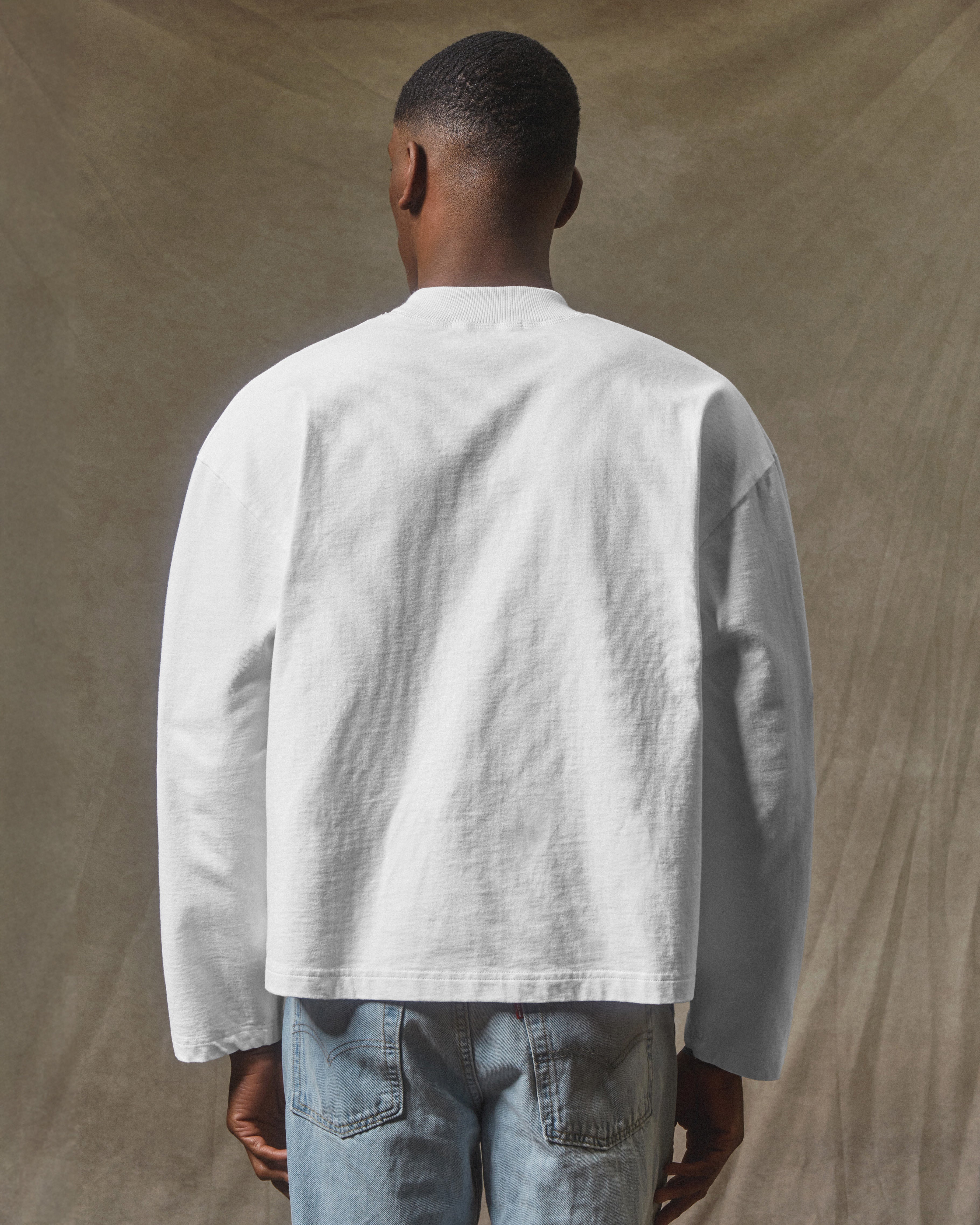 Motor Oil Long Sleeve T-shirt - White