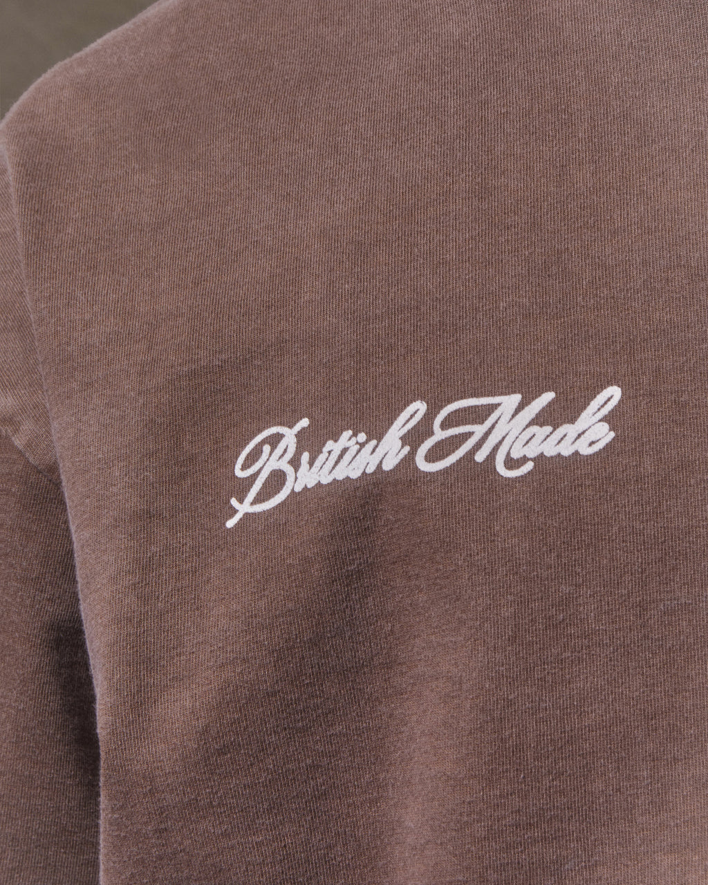 Champion Stamp Raw Hem T-shirt - Mocha