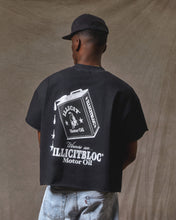 Load image into Gallery viewer, OIL CAN RAW HEM T-SHIRT - VINTAGE BLACK
