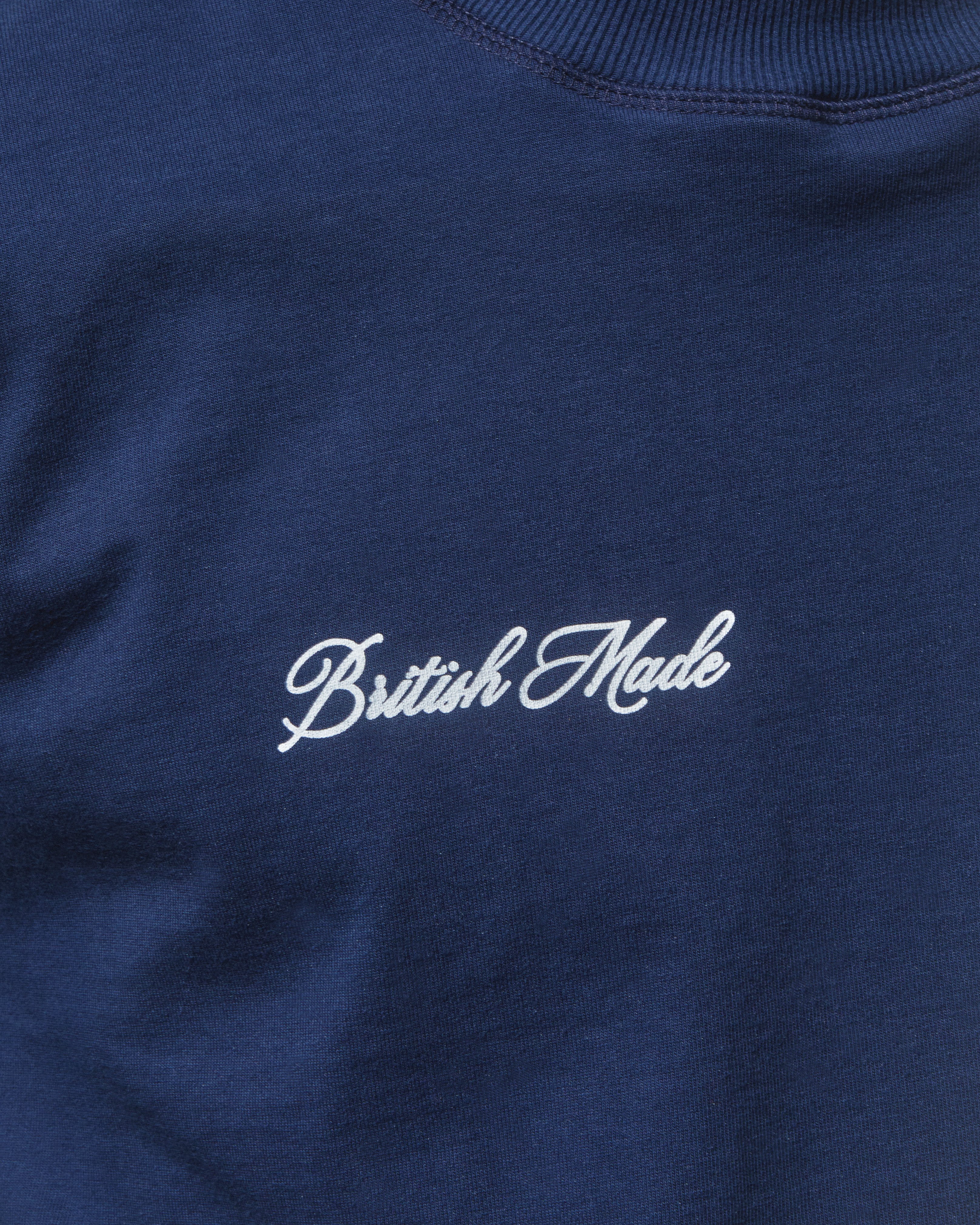 Champion Stamp Raw Hem T-shirt - Navy