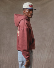 Load image into Gallery viewer, RACING TEAM HOODIE - WASHED BURGUNDY
