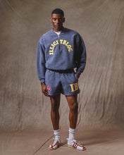 Load image into Gallery viewer, REVERSE SPELLOUT 1/4 ZIP - WASHED NAVY
