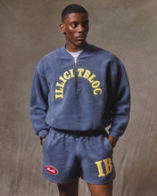 Load image into Gallery viewer, REVERSE SPELLOUT SPORTS SHORTS - WASHED NAVY
