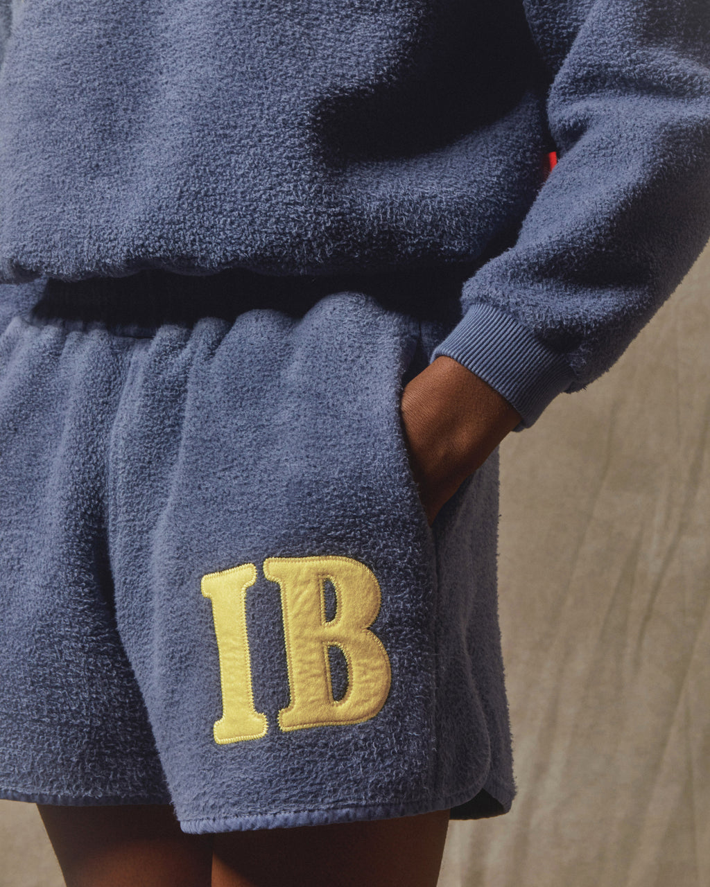 Reverse Spellout Sports Shorts - Washed Navy