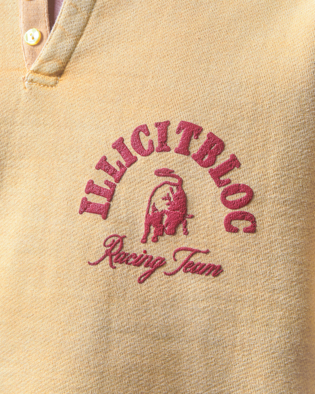 Racing Team Henley Crewneck - Mimosa