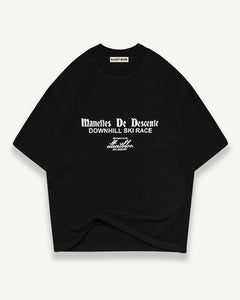 DESCENTE T-SHIRT - BLACK