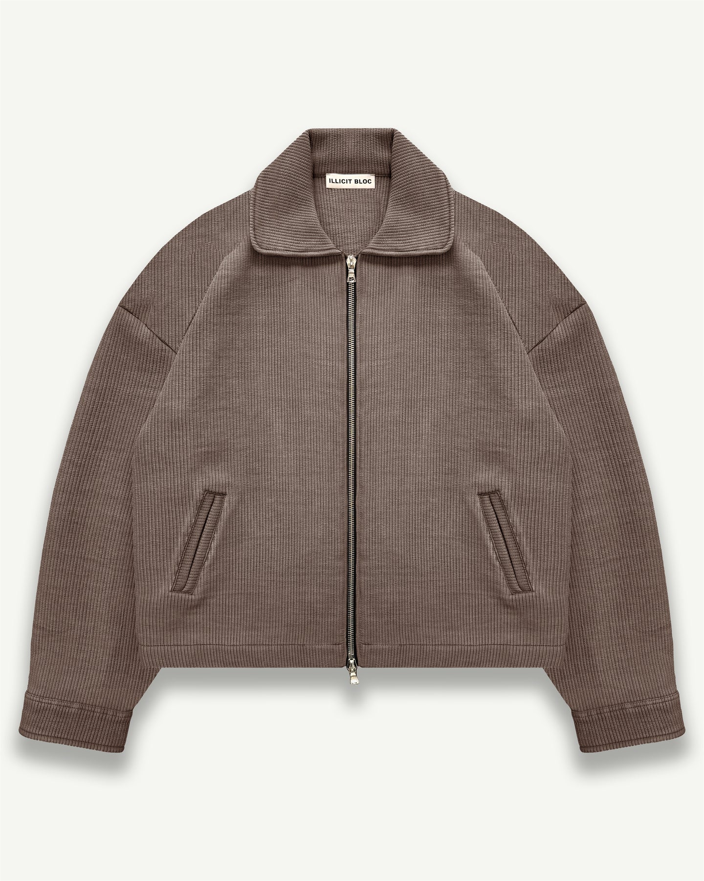 DRILL JACKET - WASHED BROWN