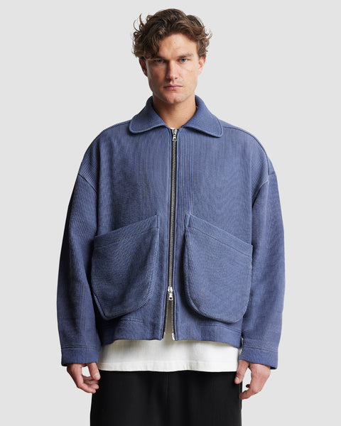 DRILL JACKET - WASHED NAVY