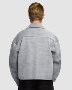 DRILL JACKET - POWDER GREY