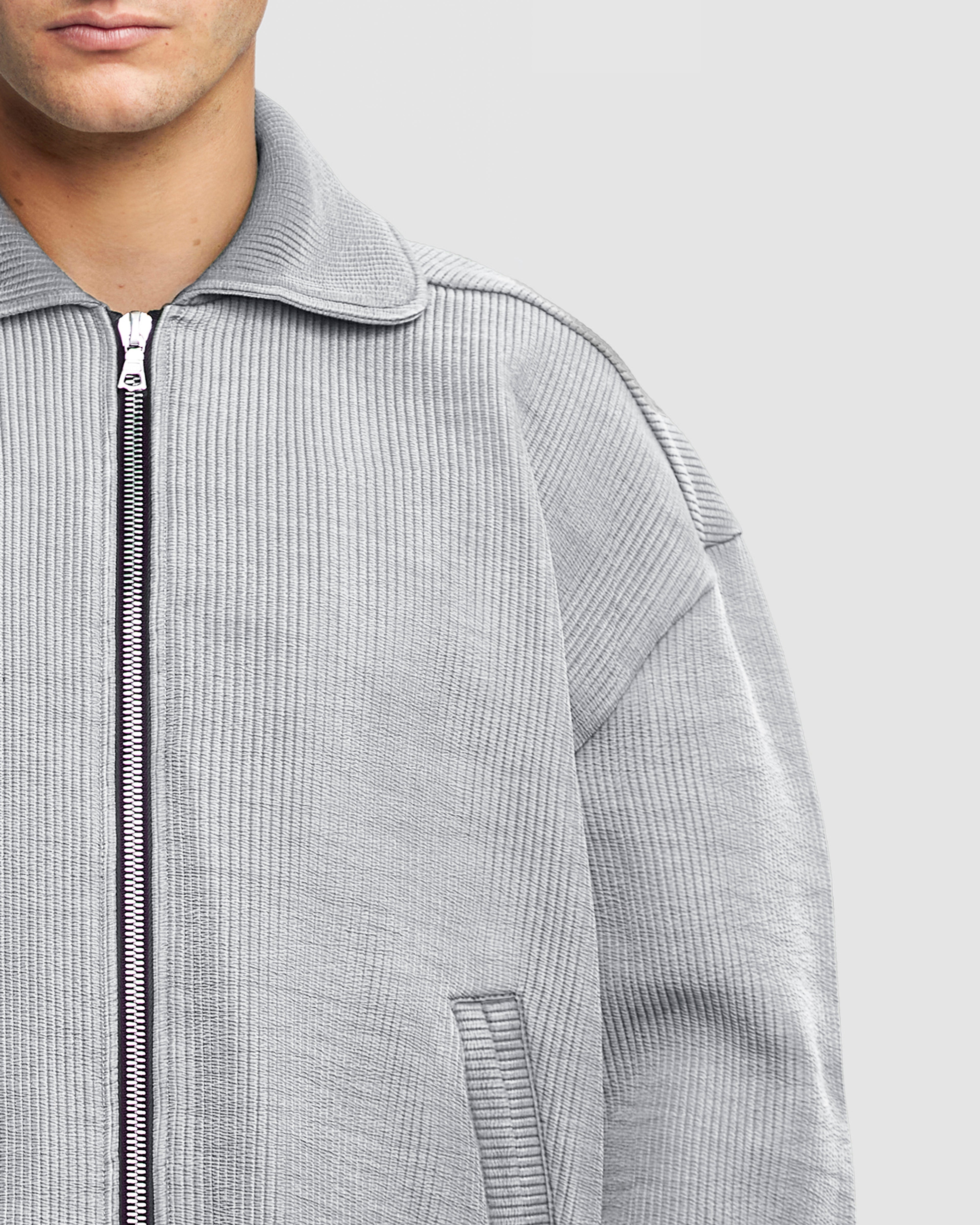 Drill Jacket - Powder Grey