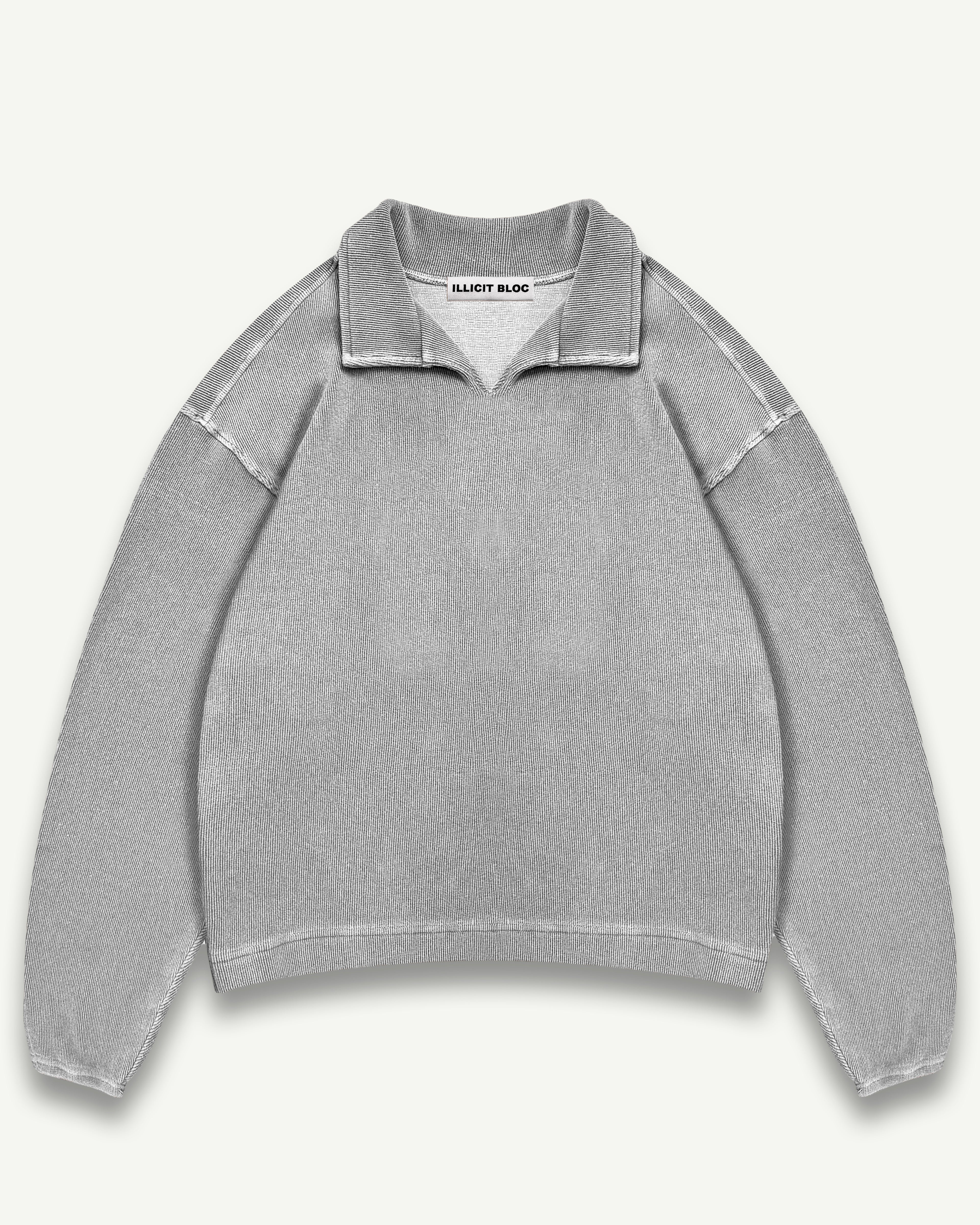 Ottoman Drill Top - Powder Grey
