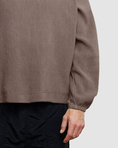 DRILL TOP - WASHED BROWN