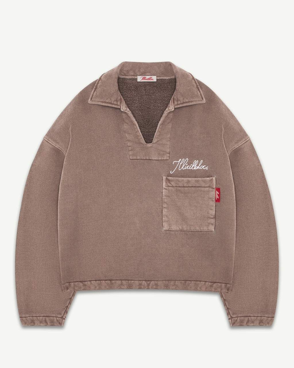 Drill Pullover - Washed Brown