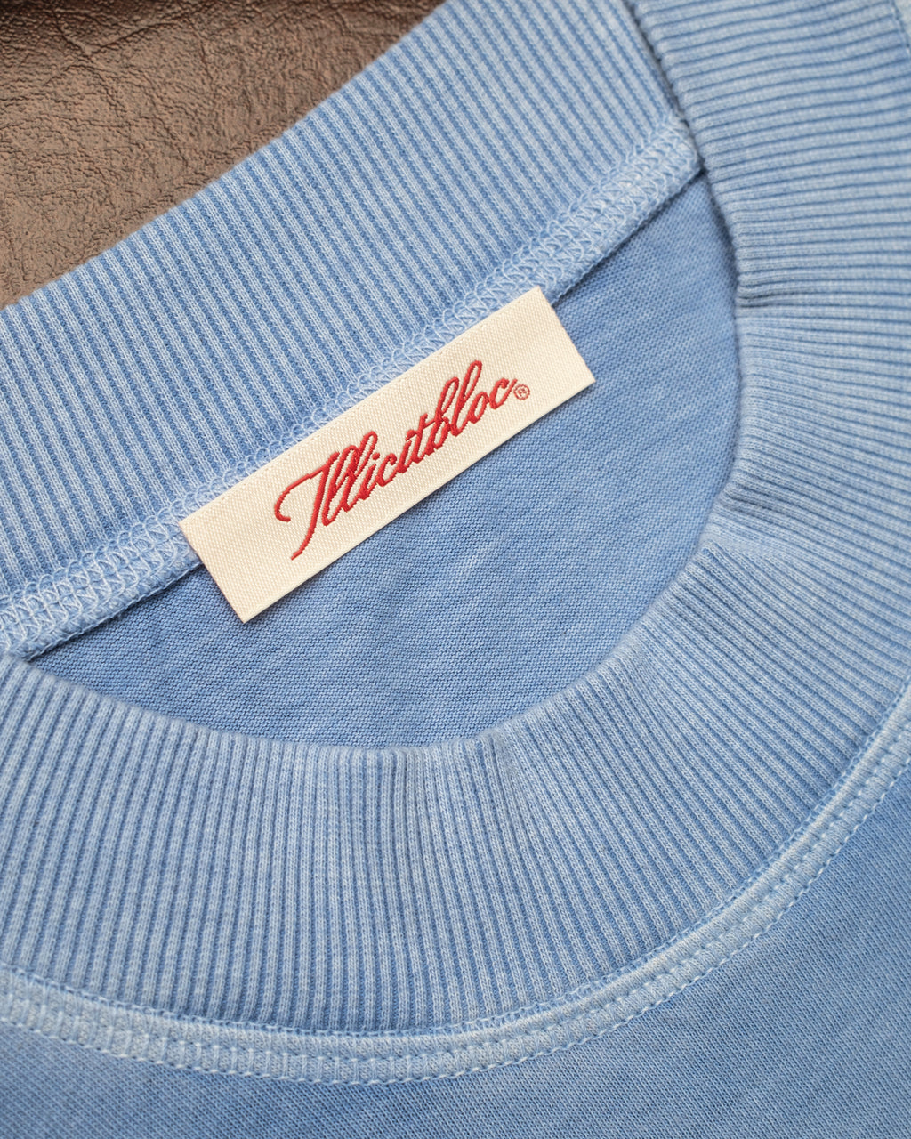 CHROME FEATHERKNIT™ LONG SLEEVE T-SHIRT - POWDER BLUE