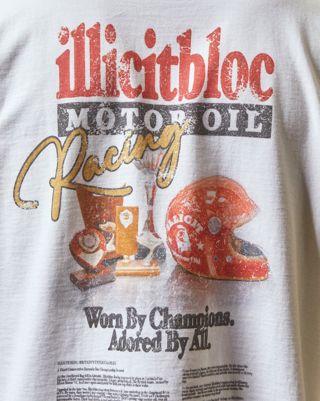 Mag Raw Hem T-shirt - White