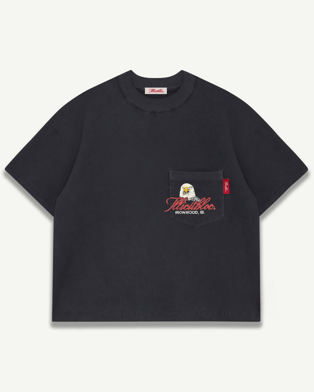 EAGLE CLOUDWEAVE™ POCKET T-SHIRT - VINTAGE BLACK