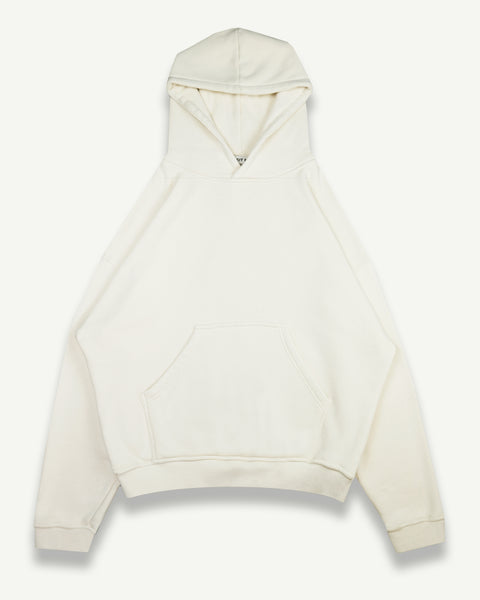 BLANK HOODIE - ECRU