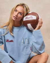 Load image into Gallery viewer, SARDINE POCKET LONG SLEEVE T-SHIRT - POWDER BLUE
