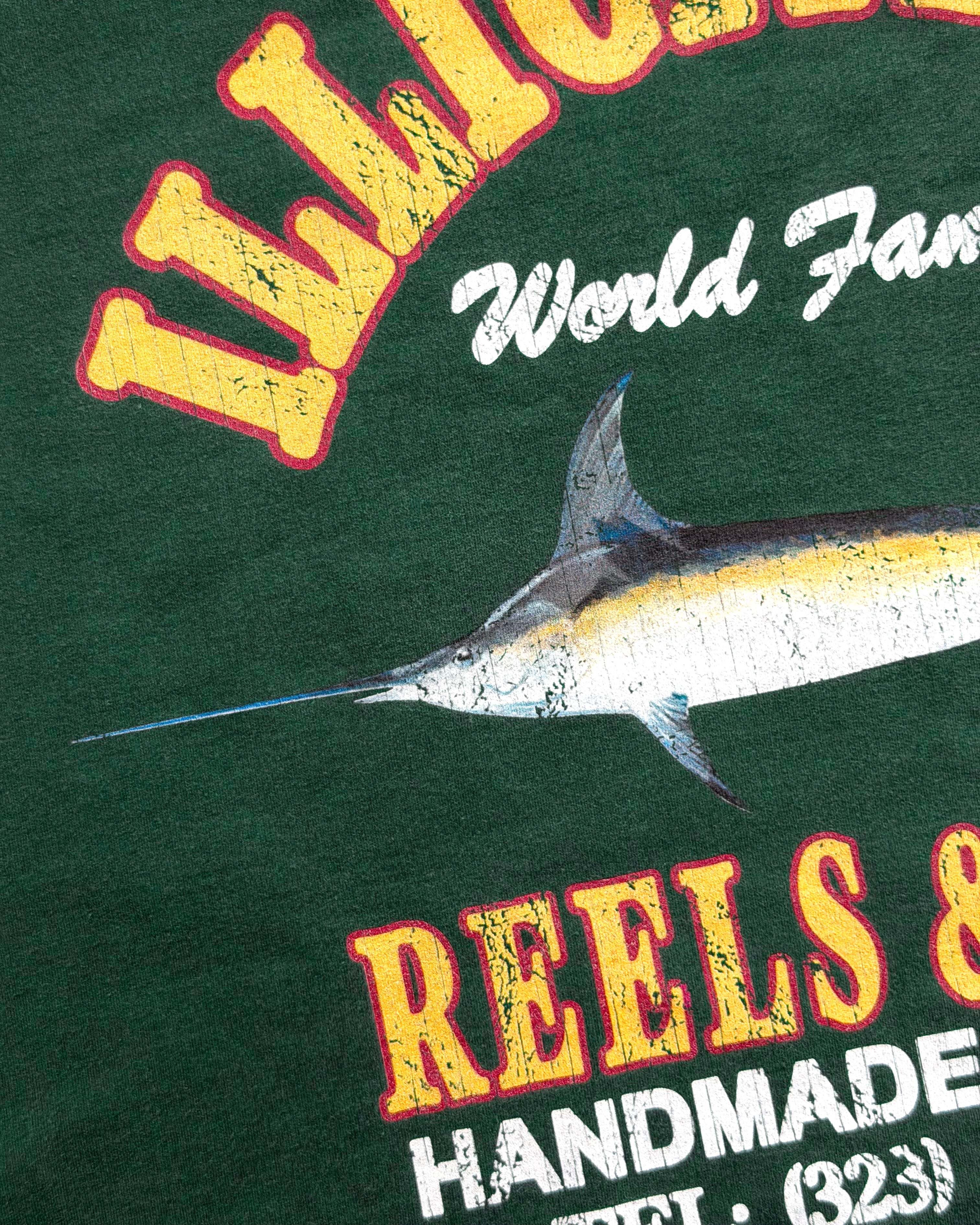 REELS & RODS T-SHIRT - HUNTER GREEN