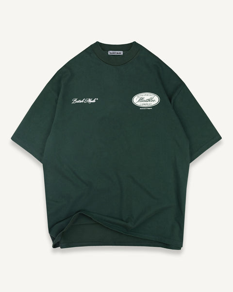 COMPANY STAMP T-SHIRT - RACING GREEN