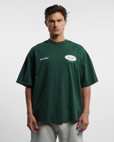 COMPANY STAMP T-SHIRT - RACING GREEN