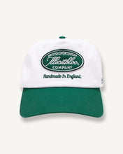 Load image into Gallery viewer, COMPANY STAMP CAP - WHITE/GREEN
