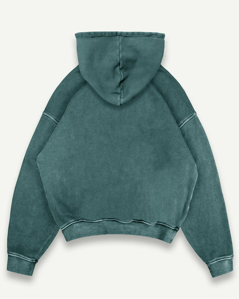 BLANK HOODIE - WASHED GREEN