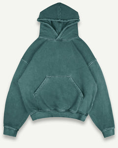 BLANK HOODIE - WASHED GREEN