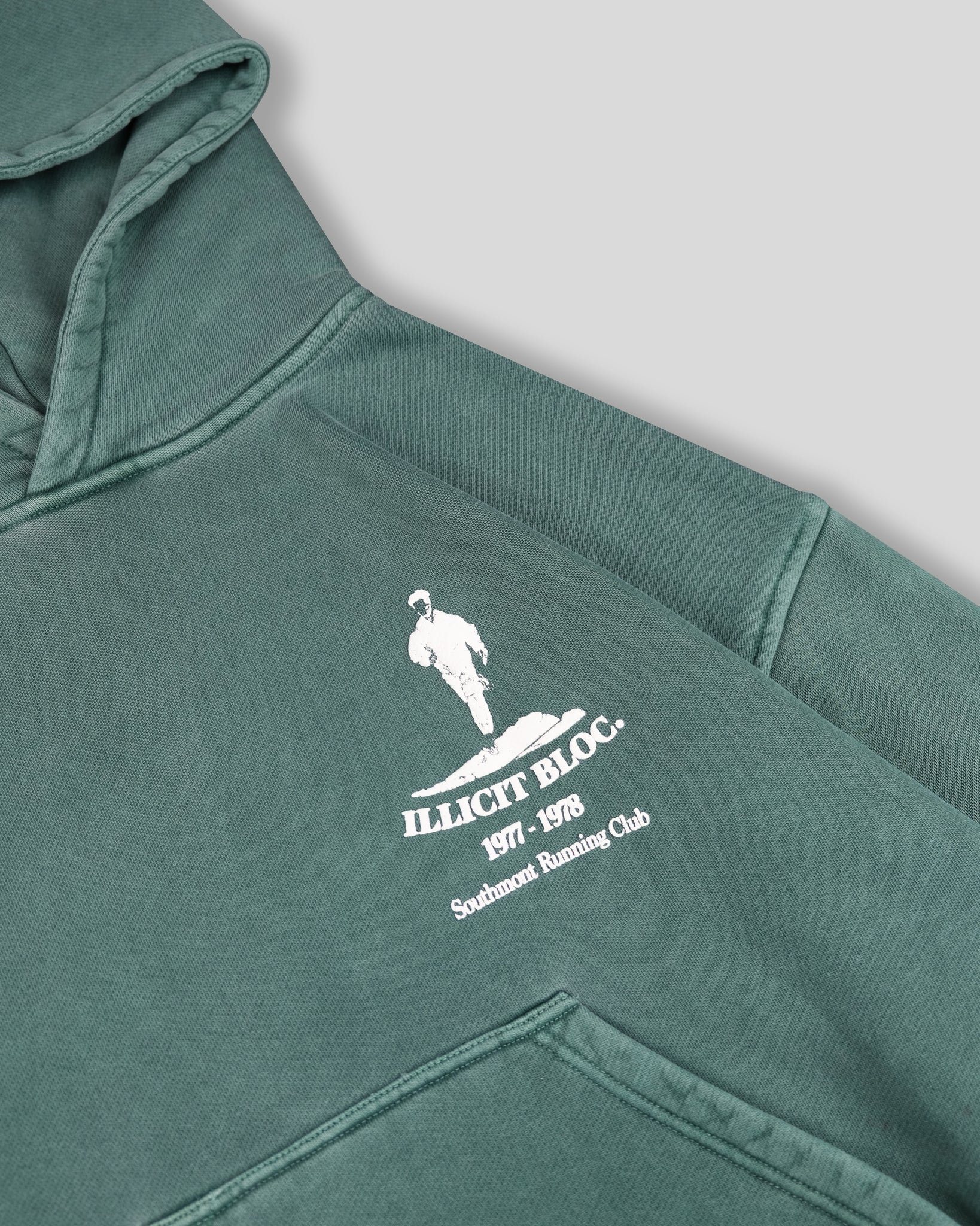 MEMBERS HOODIE WASHED GREEN ILLICIT BLOC members-hoodie-washed-green-illicit-bloc
