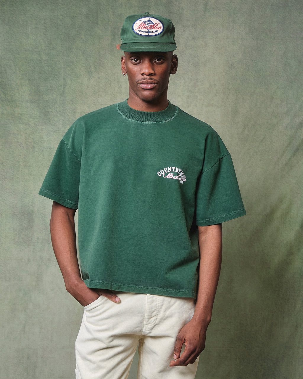 Hooked T-shirt - Hunter Green