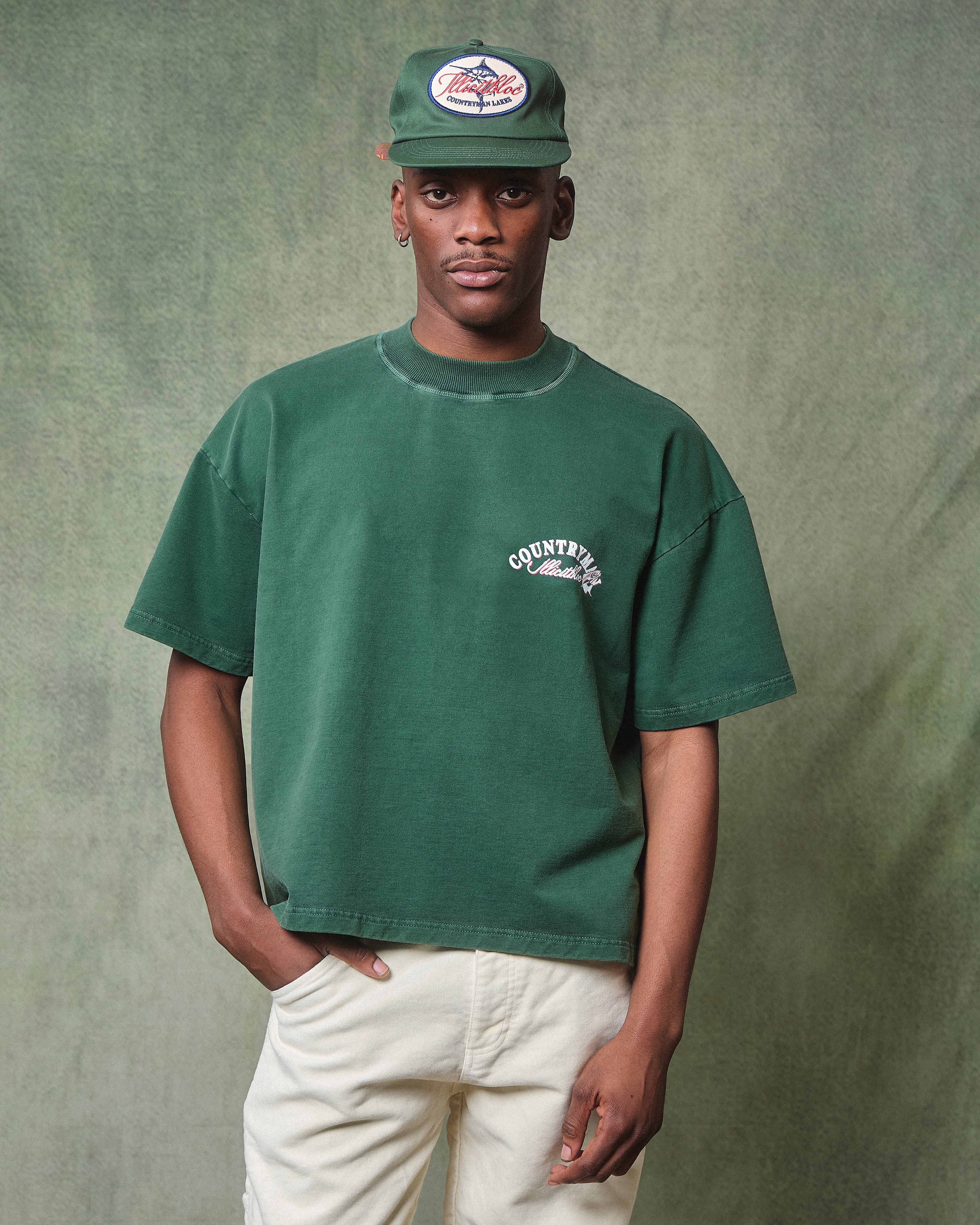 Hooked T-shirt - Hunter Green